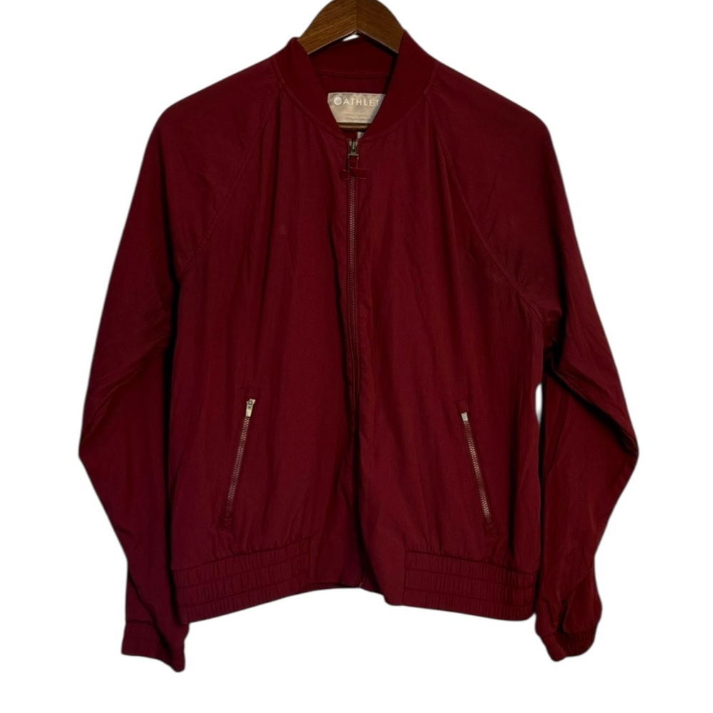 Athleta Women's Red Bomber Jacket